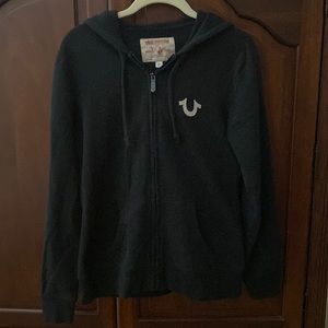 True Religion women’s zip up hoodie size M